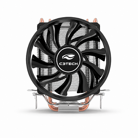 Cooler Universal Para Processador, Intel E Amd, C3Tech, Fc-100Bk, 113Mm, Preto