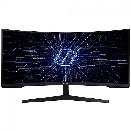 Monitor Gamer Led 34", 165Hz, 1Ms, Samsung Curvo Odyssey G5 Lc34G55Twwlmzd, Va, Uw, Qhd, Dp, Hdmi, Vesa, Preto