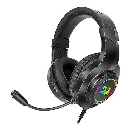 OPENBOX - Headset Gamer Redragon Hylas H260Rgb, 2x P2, Rgb, Preto