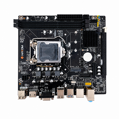 OPENBOX - Placa Mãe 1155 2ª, 3ª Geração Hayom B75, Ddr3 16Gb, M2/Nvme, Hdmi, Vga, 1000 Mb/S, Sem Caixa, Preta