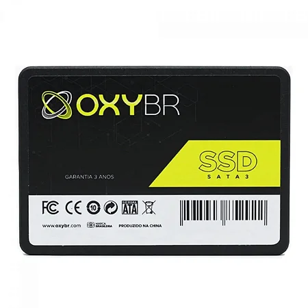 Ssd Sata3 120 Gb Oxybr, Lê: 550 Mb/S, Grava: 500 Mb/S, 2.5"