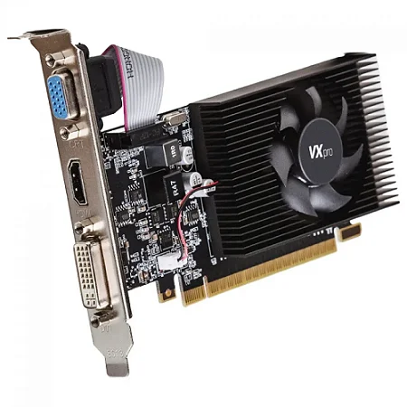 Placa De Vídeo Geforce Ddr3 04Gb/128 Bits Gt730 Vx Pro, 1Fan, Hdmi, Dvi, Vga, Vxgt730Lp-4Gd3, L Profile, Preta
