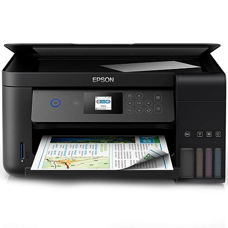 Impressora Multifuncional Epson L4160 Jato De Tinta, Colorida, Wi-Fi, Bivolt C11Cg23302