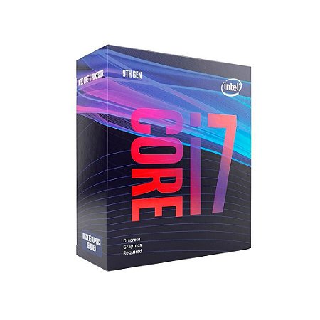 Processador 1151 Intel 9ª Geração Core I7-9700F, 300 Ghz, Cache 12 Mb, Bx80684I79700F, Sem Vídeo