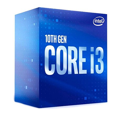 Processador 1200 Intel 10ª Geração Core I3-10100, Cache 6Mb, 360 Ghz, Max Turbo 430 Ghz