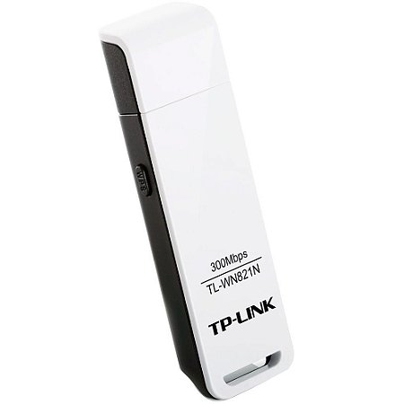 Adaptador Sem Fio Tp-Link Tl-Wn821N, Wireless, Single Band 24 Ghz, 300 Mb/S, Usb