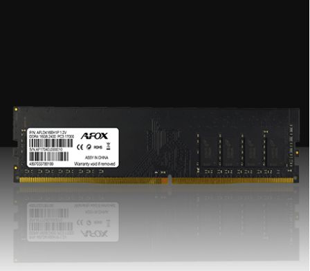 Memória Desktop Ddr4 16Gb/2400 Mhz Afox, 1.2V, Afld416Es1P