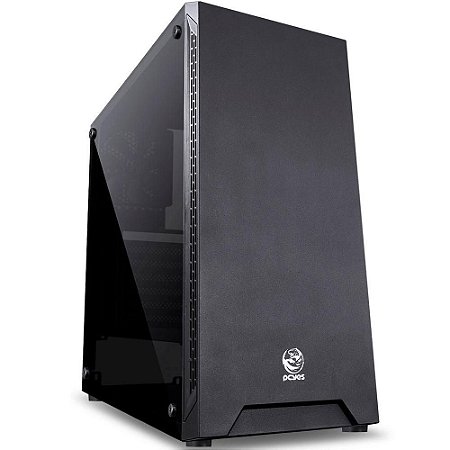 Gabinete Gamer Pcyes Mars, Sem Fonte, 1 Fan, Mid Tower, Preto, Mrptsl1Fv