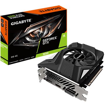 Placa De Vídeo Ddr6 4Gb/128 Bits Gigabyte Geforce Gtx 1650 Gv-n1656D6-4Gd, Rev 2.0