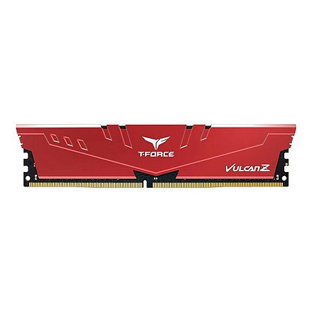 Memória Desktop Ddr4 8Gb/2666 Mhz Gamer Team Group T-Force Vulcan Z Red