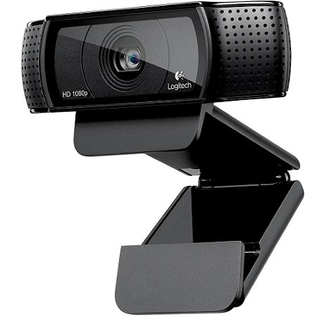 Webcam Logitech C920 Pro, Full Hd, 1080P, 15 Mega, Preta, 960-000764