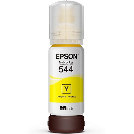 Refil de Tinta Epson Original T544420 Amarelo 65ml - L3150 L3110 3150 3110