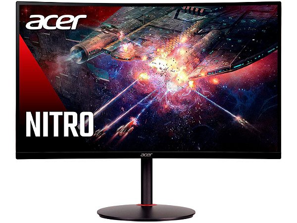Monitor Gamer Led 27 Acer Curvo Xz270 Nitro Xbmiiphx, 1Ms, 240 Hz, Full Hd, 2Hdmi, DPort, Fone