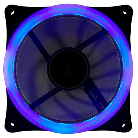 Cooler Fan Azul T-Dagger T-Tgf200-B, 12X12X2.5 Cm, 3-Pin E Molex, 1.200 Rpm, Silencioso