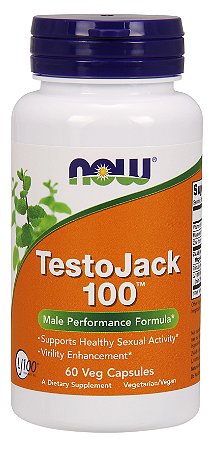 TestoJack 100mg (60caps) - Now Suplementos