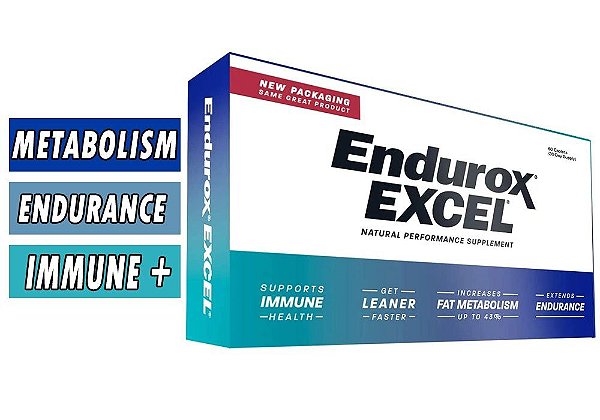 Endurox EXCEL - 60 cápsulas - PacificHealth Laboratories - IMPORTADO EUA