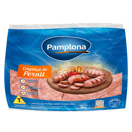 Linguiça de Pernil Congelada Pamplona 880g