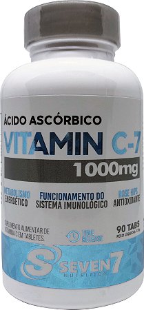 Vitamina C 1000mg - Seven7 - 90tabletes