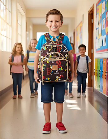 Kit Mochila Infantil - Brinquedos