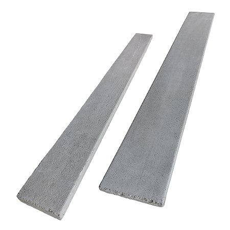 Alisar ou Rodapé Liso 200 X 10 X 2 CM - Argamassa Adjetivada