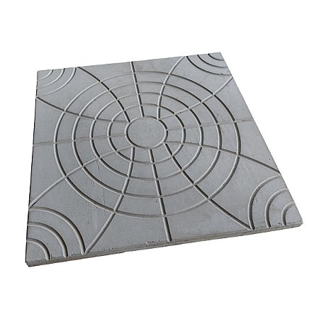 Piso para Calçada Trabalhada Flor - 45 X 45 X 2,5 Cm / m2