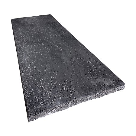 Piso Atérmico Tabeira Reto - Preto - 80 X 23 X 3 CM