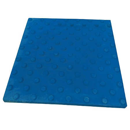 Piso Tátil Alerta Azul Concreto 45 X 45 X 3 cm / m2