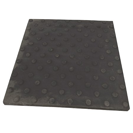 Piso Tátil Alerta Preto Concreto 45 X 45 X 3 cm / m2