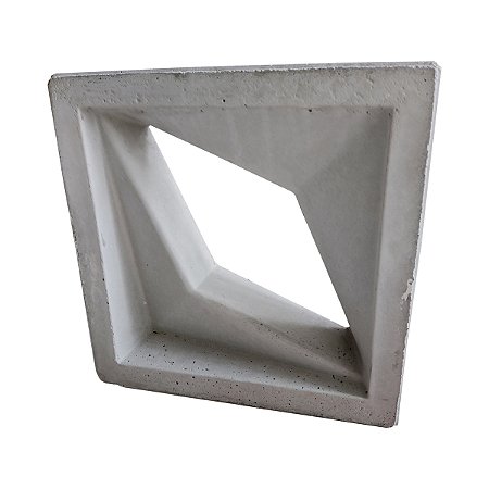 Elemento Vazado Cobogó Balão 30,5 x 30,5 x 8cm - Concreto Natural / m2