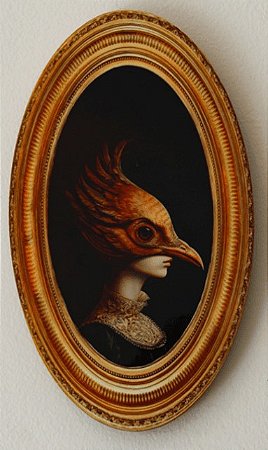Azulejo Oval - Mulher Águia