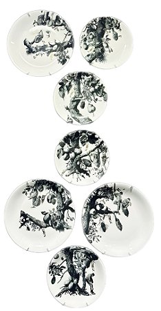 Cj. de 7 pratos - Arvore da Vida