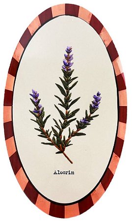 Azulejo Oval - Alecrim