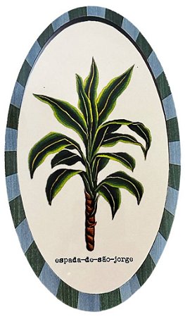 Azulejo Oval - Espada de São Jorge