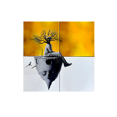 Painel de azulejos Por do Sol