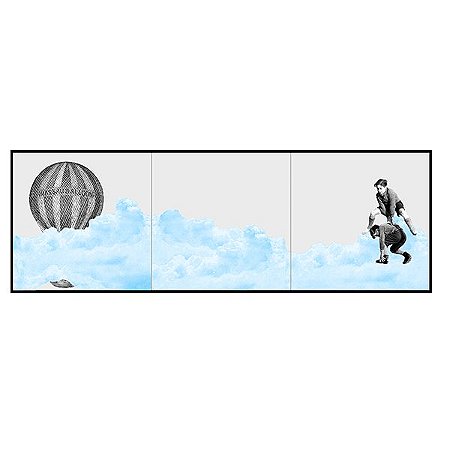 Painel de Azulejos meninos e o Balão