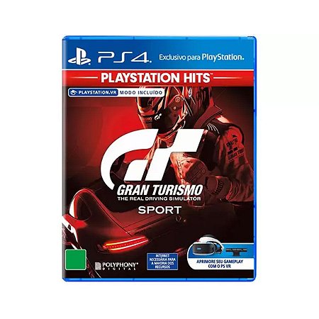 Jogo Gran Turismo Sport PlayStation Hits PS4 Polyphony Mídia Fisica Lacrado
