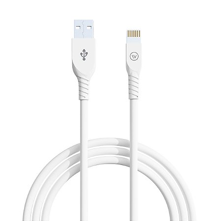 Cabo Para iPhone MFi 2 Metros iWill Strong Cable Branco