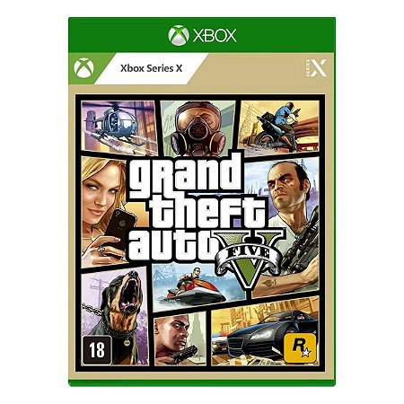 Jogo GTA V Grand Theft Auto V Xbox Series X Mídia Fisica - Turum