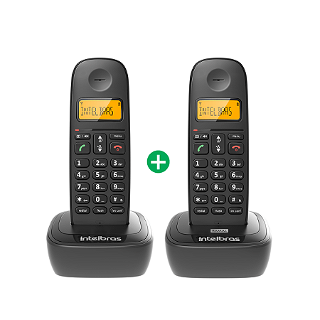 Telefone Sem Fio TS 2512 C/Id + Ramal Preto