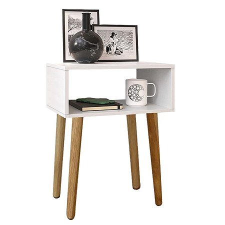 Mesa de Apoio - Nicho Rack Decoração - Pé Palito 35x32x51cm