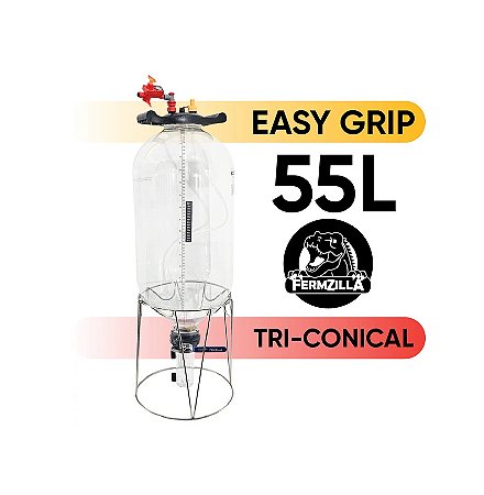 Fermentador Kegland Fermzilla 55l GEN 3.2 Pressurizado Tri-conical KL47302