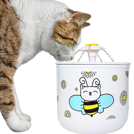 Bebedouro para Gato DM Pets - Flor