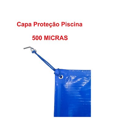 Capa Piscina Proteção + Térmica, 500 Micras - 9,40m x 4,00m