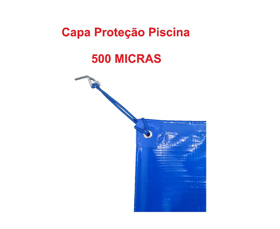 Capa Piscina Proteção + Térmica, 500 Micras - 4,00m x 4,00m