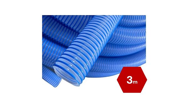 Mangueira 3 metros Siliconada Reforçada Flutuante - 1.1/2" (38mm)