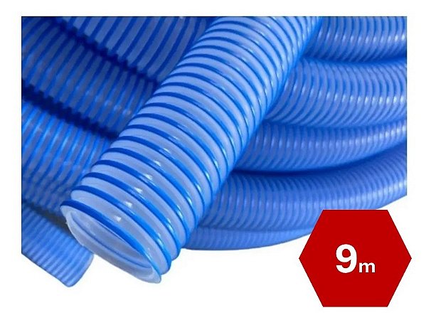 Mangueira 9 metros Siliconada Reforçada Flutuante - 1.1/2" (38mm)