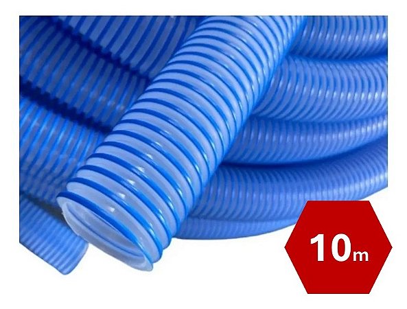 Mangueira 10 metros Siliconada Reforçada Flutuante - 1.1/2" (38mm)