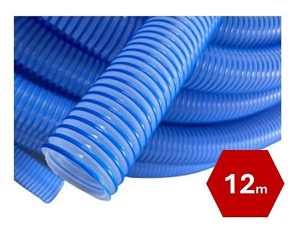 Mangueira 12 metros Siliconada Reforçada Flutuante - 1.1/2" (38mm)