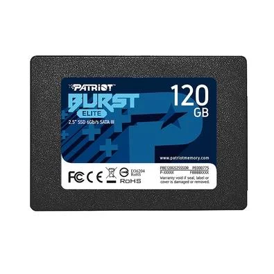 SSD 120 GB Patriot Burst Elite 2.5" SATA 3 -Leitura: 450MB/s e Gravação: 320MB/s
