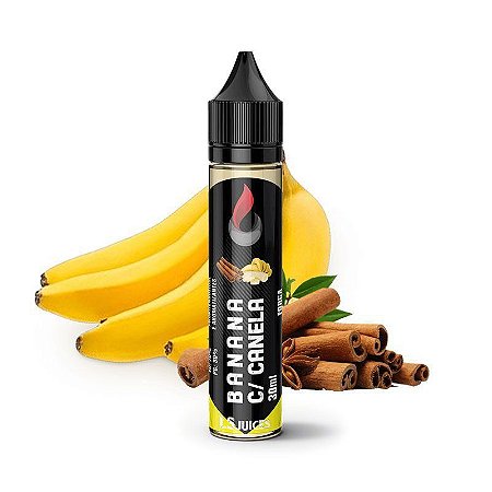 E-Liquido Banana com Canela (FreeBase) - LS JUICES